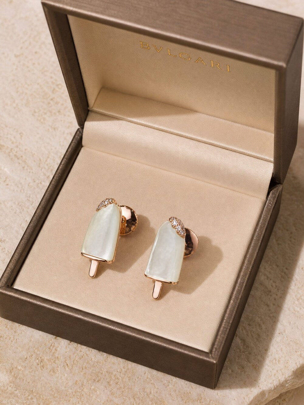 Bulgari Refined Statement Earrings Style 7 | New with Box - Picture 4 of 9